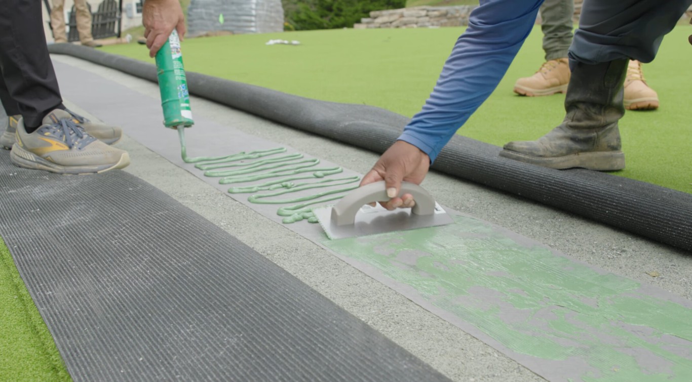 Sports turf installation in Weston, FL